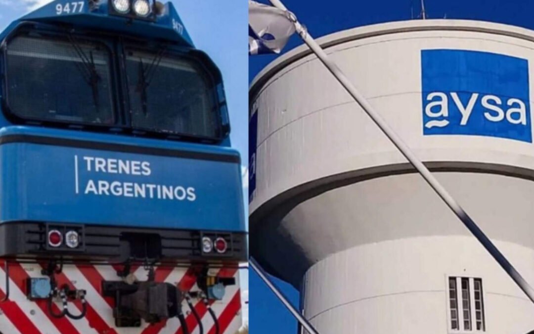 El Gobierno de Milei avanza con las privatizaciones de Aysa y Trenes Argentinos