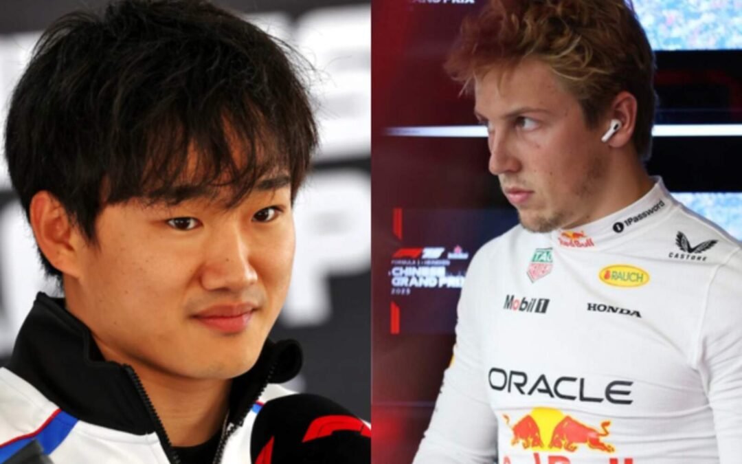Se picó la interna de Red Bull: Liam Lawson chicaneó a Yuki Tsunoda