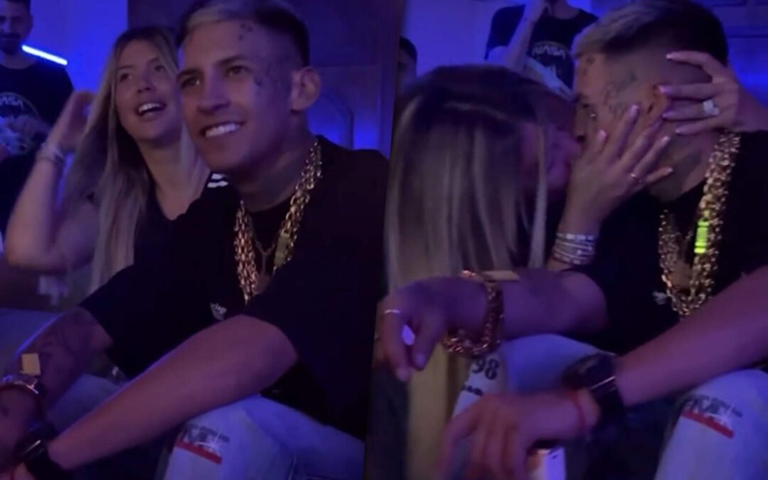 Wanda Nara sorprendió con un video tras el estreno de la nueva canción de L-Gante
