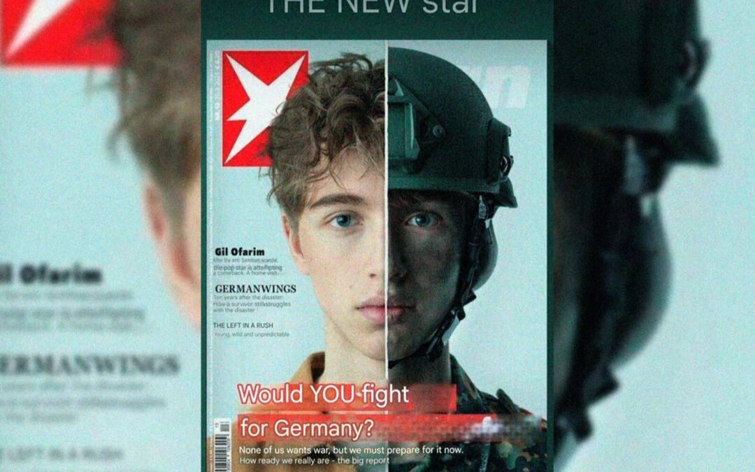Una famosa revista alemana oficialista pidió la conscripción para pelear contra Rusia