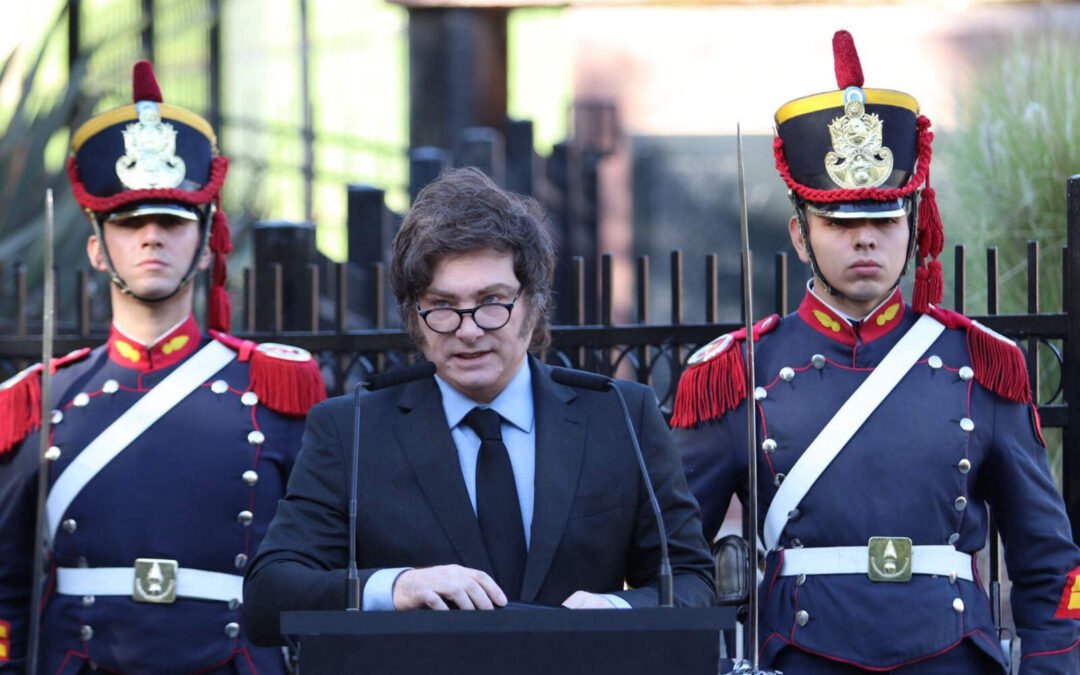 Javier Milei encabezó el acto en honor a los Héroes de Malvinas