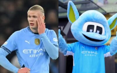La mascota oficial del City denunció a Haaland por provocarle una conmoción cerebral
