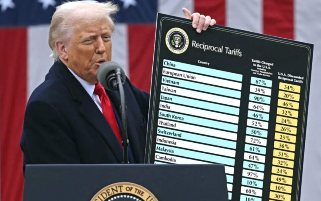 Estados Unidos anunció brutales aranceles del 104% contra China