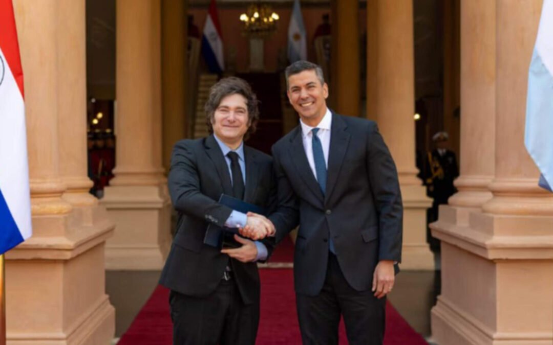 Javier Milei se reunió con Santiago Peña y destacó la afinidad ideológica y económica