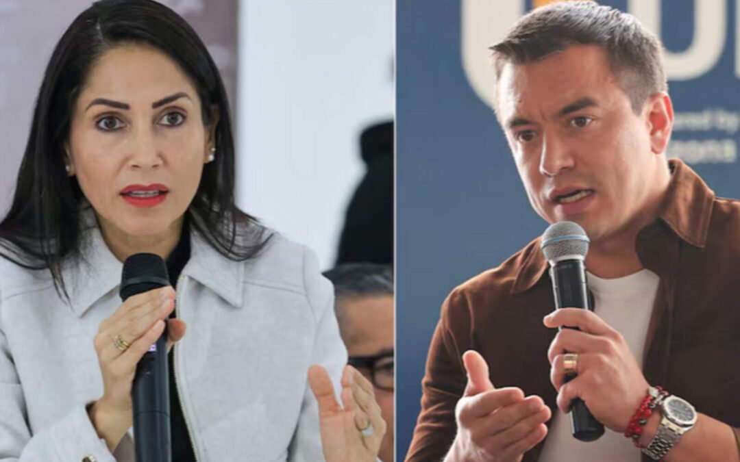 La libertad de prensa centró el debate entre Daniel Noboa y Luisa González