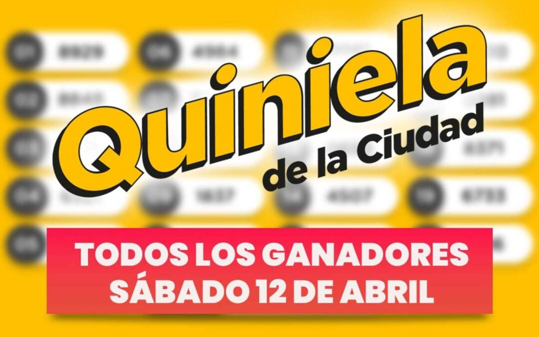 Quiniela Nacional: todos los números ganadores del sábado 12 de abril
