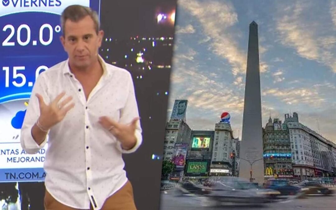 El pronóstico de Matías Bertolotti: lunes templado con 22° y sin lluvias en el AMBA
