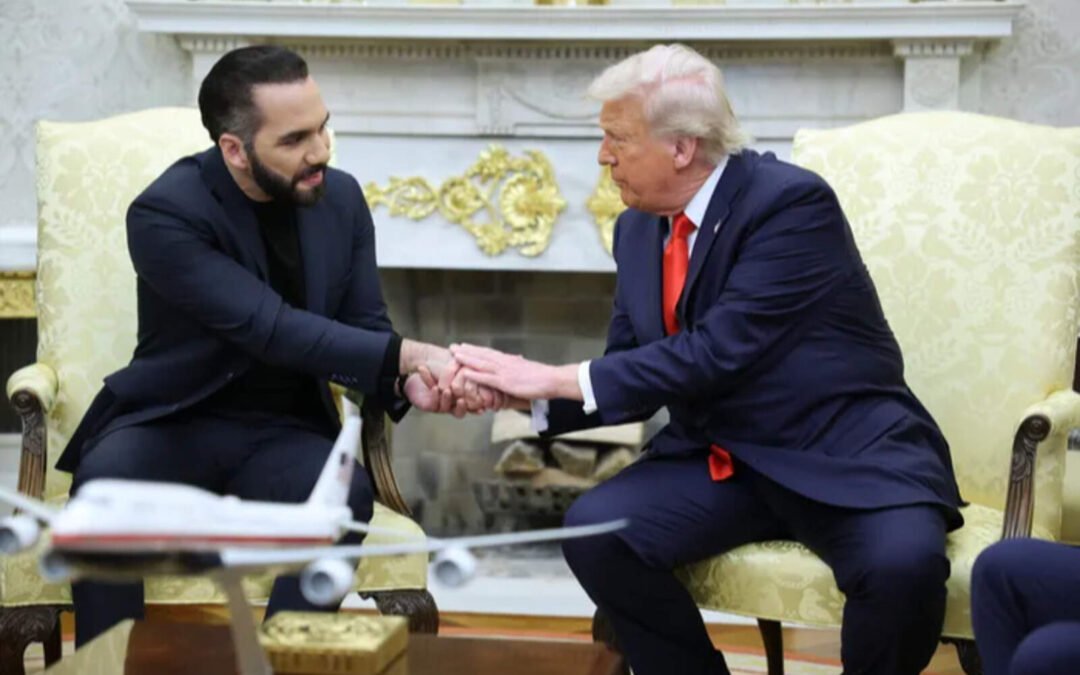 El presidente Trump mantuvo una gran reunión con el presidente Bukele de El Salvador