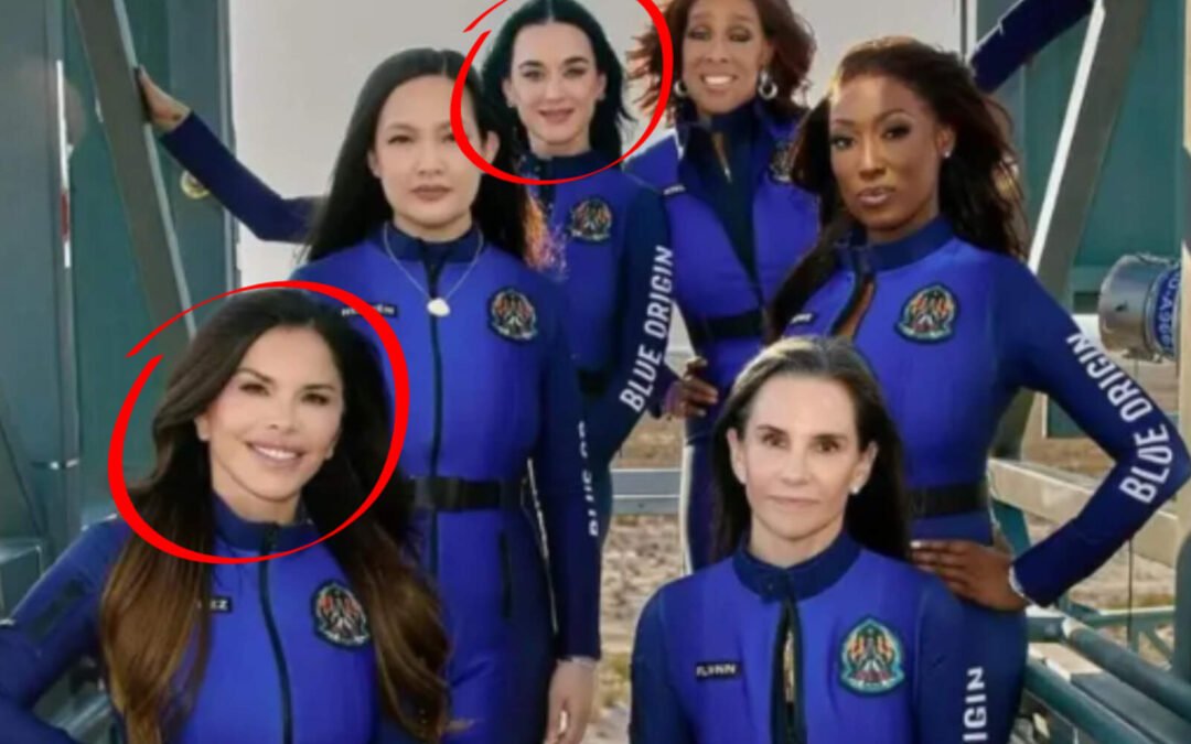 Jeff Bezos envió al espacio a su prometida y Katty Perry