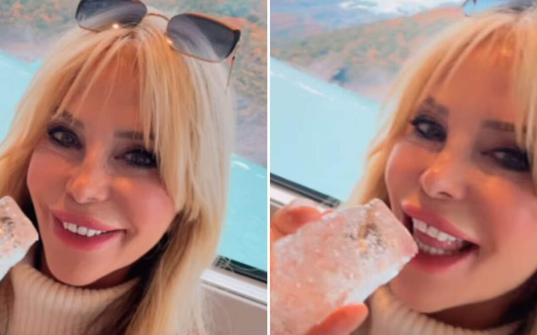 Graciela Alfano se grabó chupando un hielo y estallaron los memes