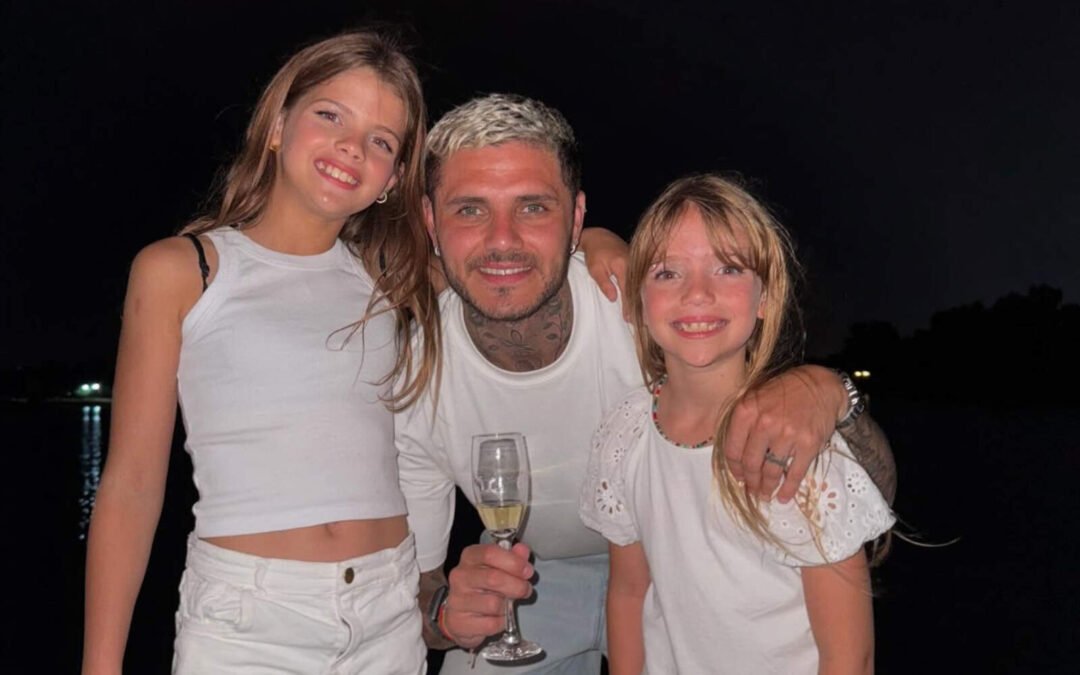 Después de 4 meses, Mauro Icardi volvió a revincularse con sus hijas en Nordelta