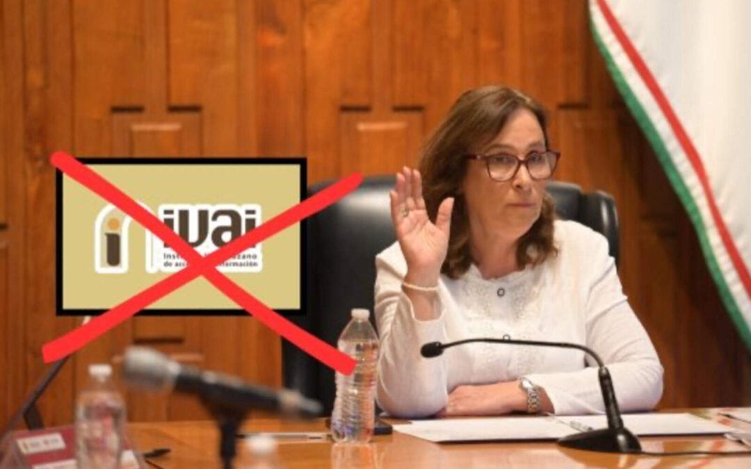 Rocío Nahle lanza ataque contra la transparencia: busca desaparecer el IVAI