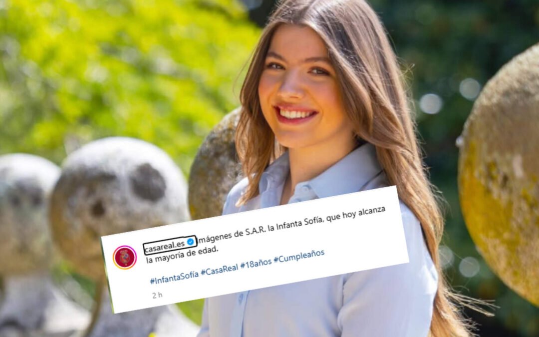 Las nuevas fotos de la infanta Sofía por sus 18: natural, sonriente y sin joyas