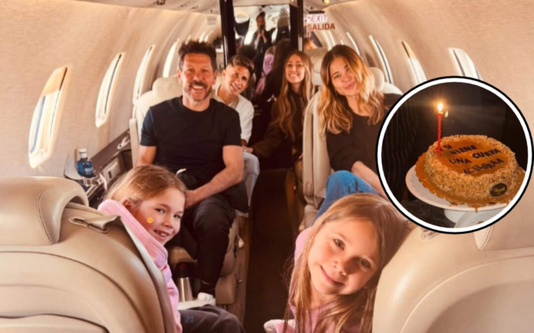 El Cholo Simeone celebró sus 55 en Nápoles con paseo, asado y cena en familia