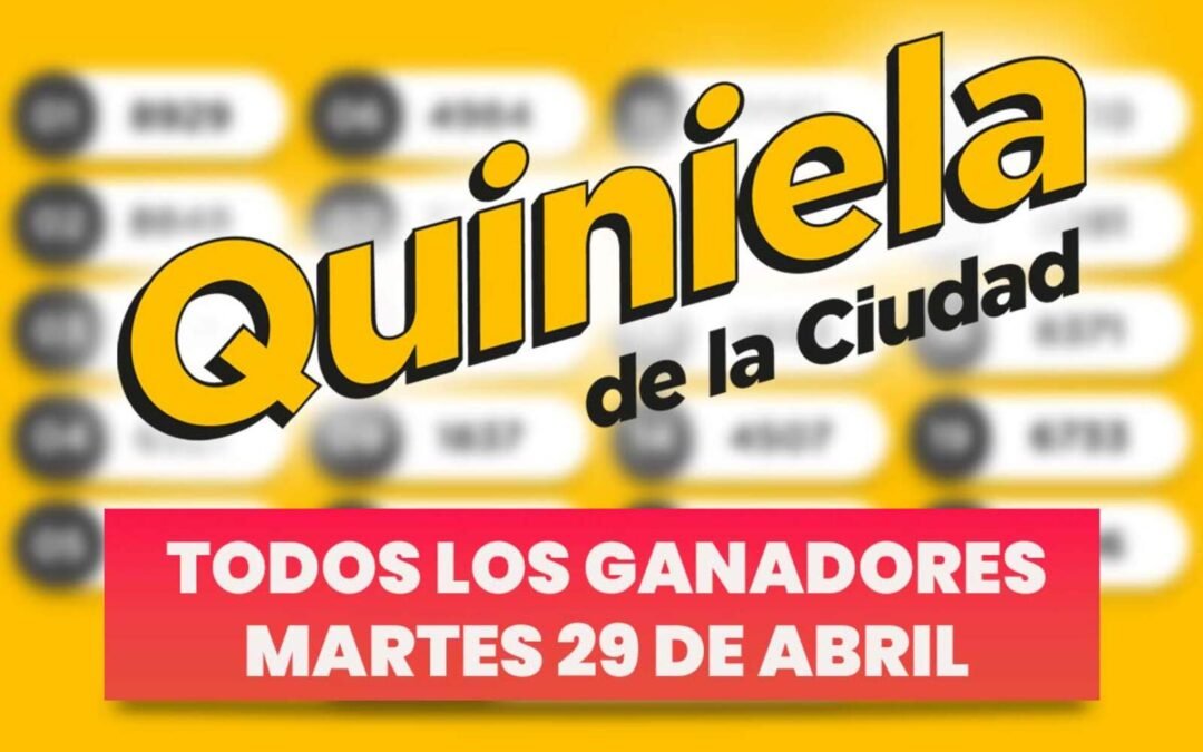 Quiniela Nacional: todos los resultados y ganadores del martes 29 de abril