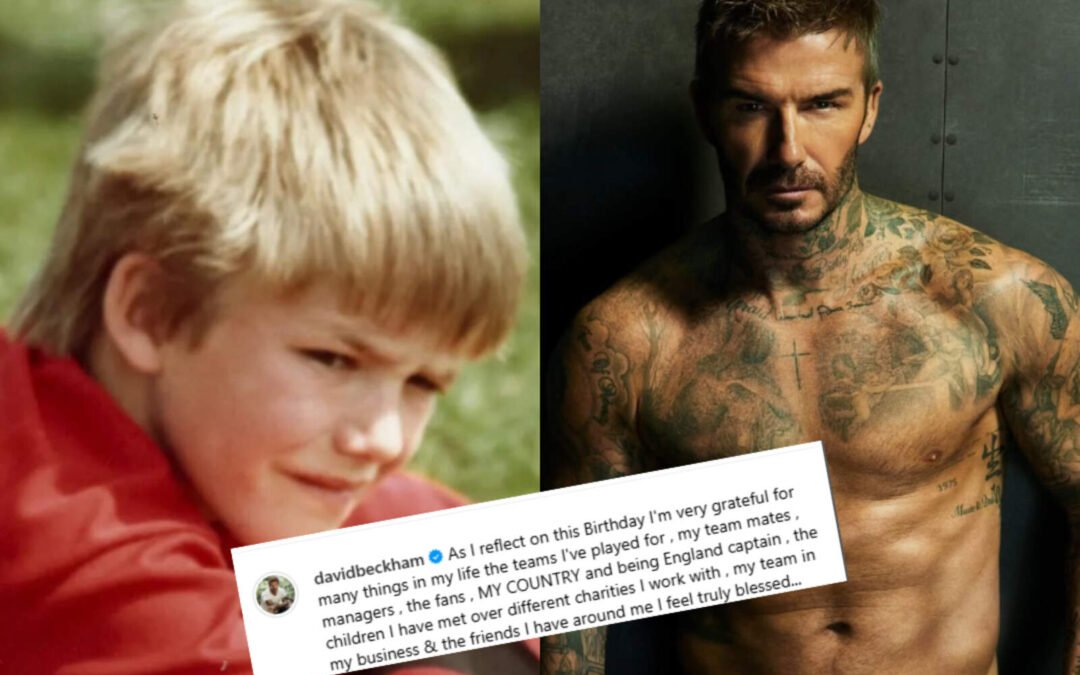 David Beckham cumplió 50 y así luce: emoción, fotos y agradecimientos