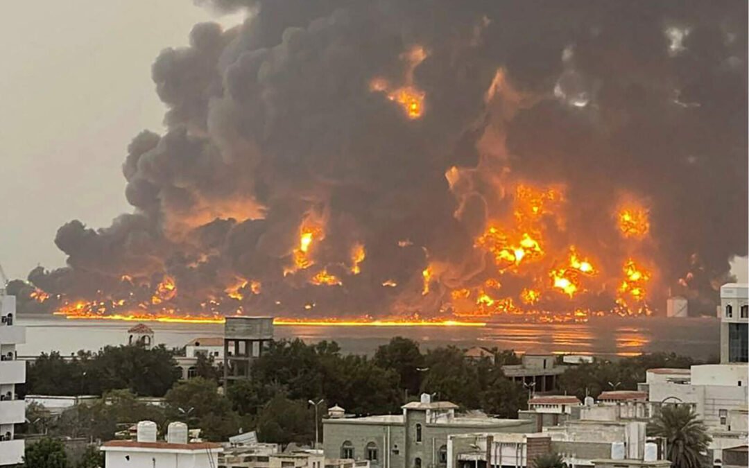 Israel lanzó el mayor ataque de su historia contra los terroristas hutíes en Yemen