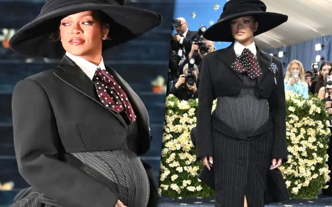 Rihanna y A$AP Rocky confirmaron que esperan su tercer hijo en la Met Gala