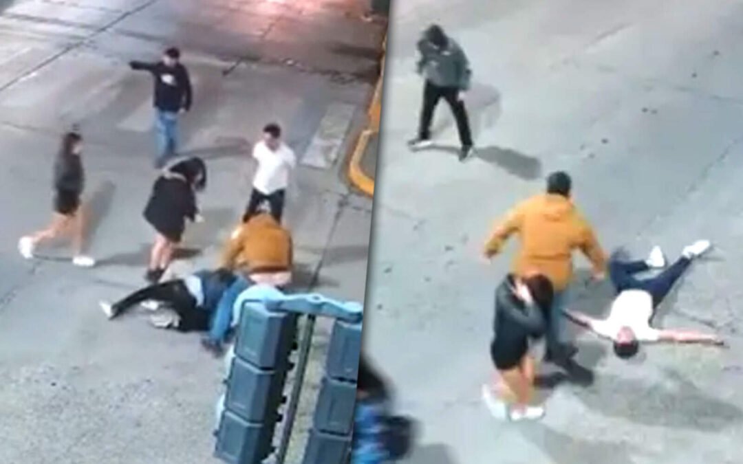 Video: brutal ataque en Neuquén dejó un joven en grave tras ser golpeado en manada