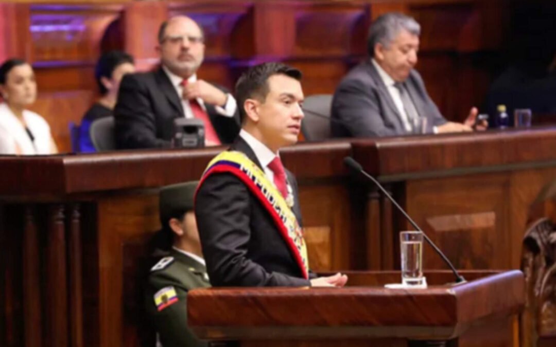 El presidente Noboa consolidó su liderazgo y rompió con el correísmo