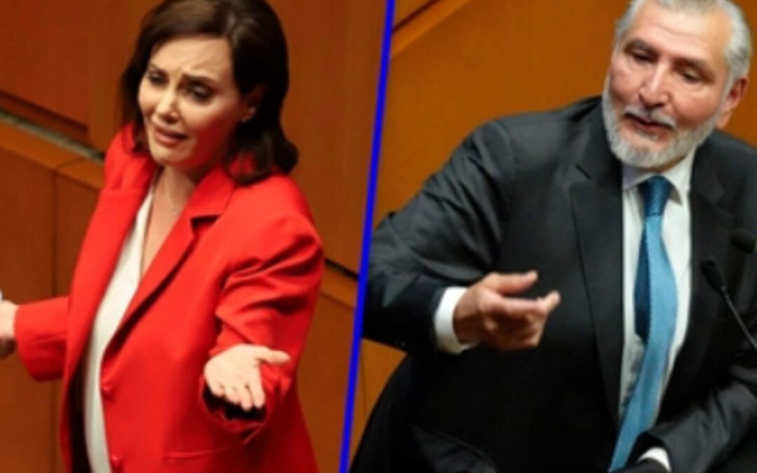 Lilly Téllez confronta a Adán Augusto en el Congreso: lo vincula al crimen organizado