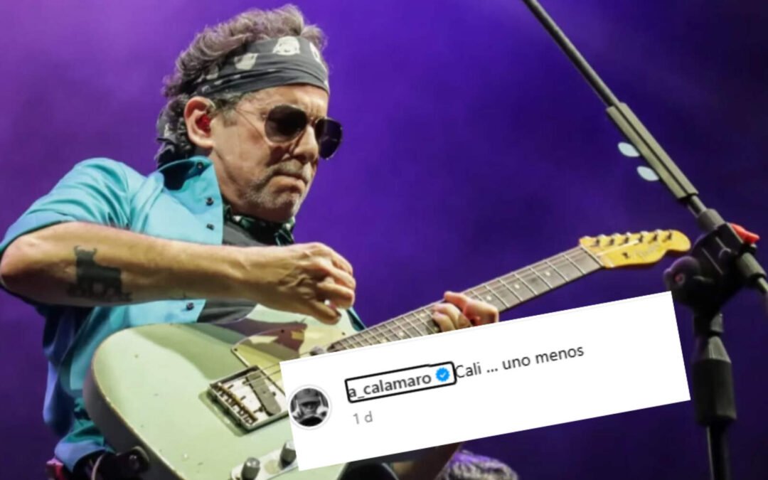 Calamaro se bajó del escenario en Cali tras defender la tauromaquia