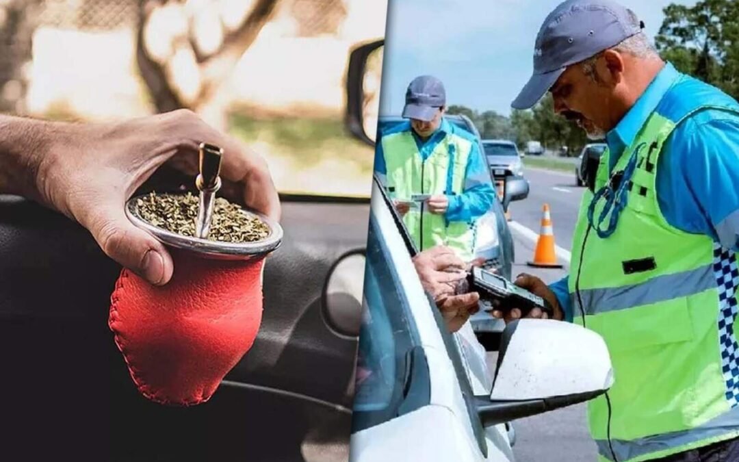 Prohíben tomar mate al volante en dos provincias y las multas son altísimas