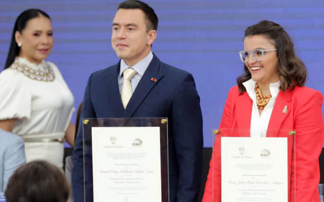 La investidura de Daniel Noboa convocó delegaciones de 57 países