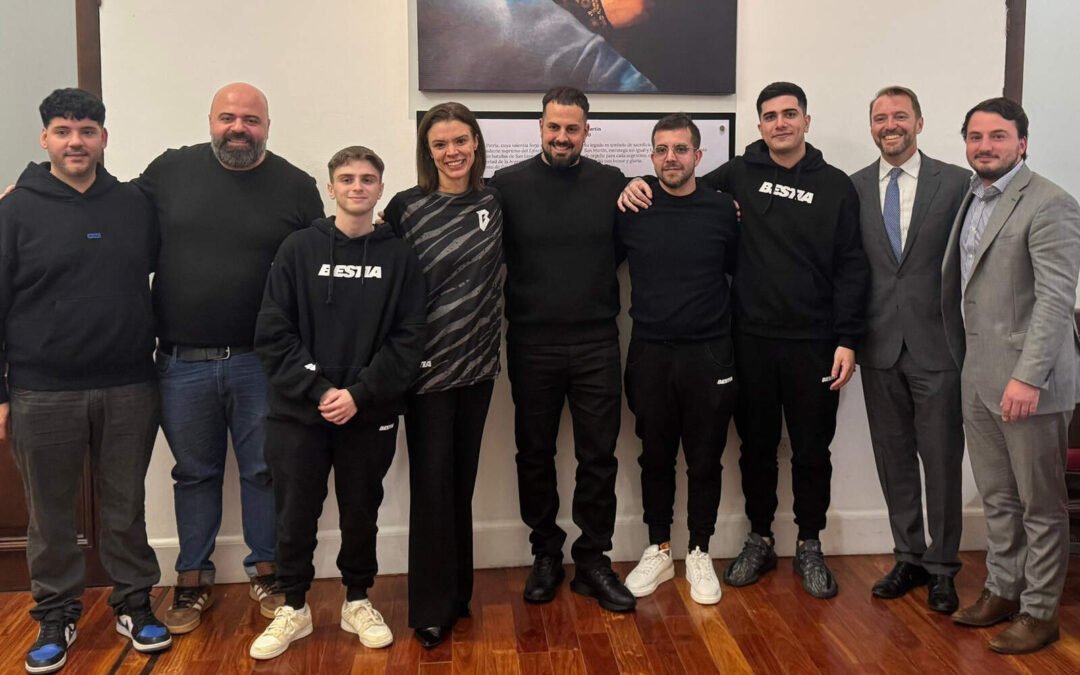 Bestia se reunió en Casa Rosada con Abigail Dressel y el diputado Agustin Romo