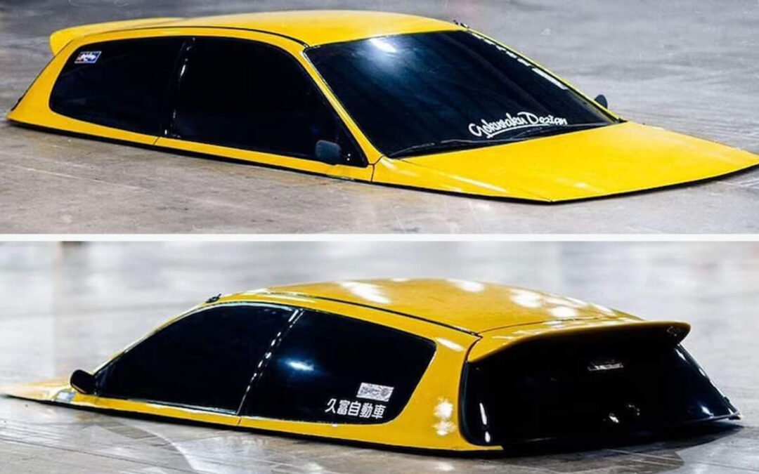 Así es el Honda Civic modificado que desafía la lógica y toca el suelo
