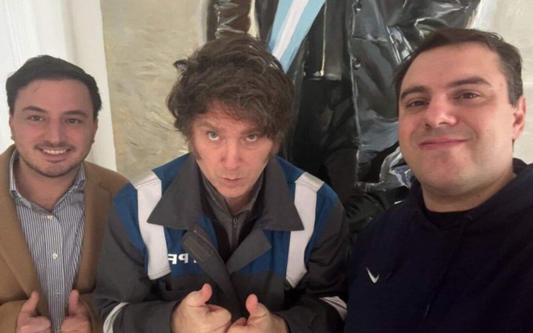 El Gordo Dan se reunió con Javier Milei y Agustín Romo en la Quinta de Olivos