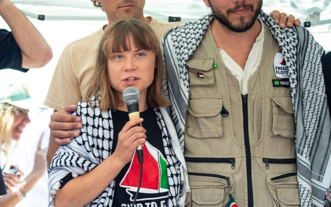 Greta Thunberg viaja a Gaza para criticar a Israel y defender al terrorismo palestino