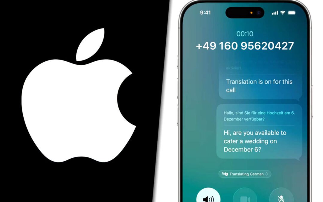 Apple lanza traducción instantánea con Inteligencia Artificial en iOS 26