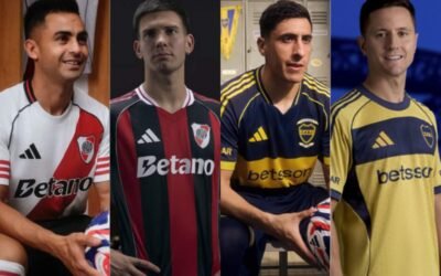River y Boca presentaron sus camisetas para el Mundial de Clubes
