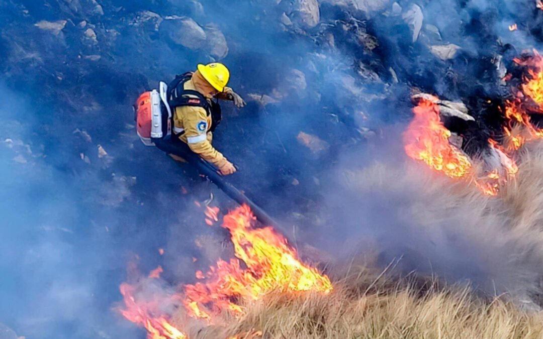 Alerta por riesgo extremo de incendios en Córdoba
