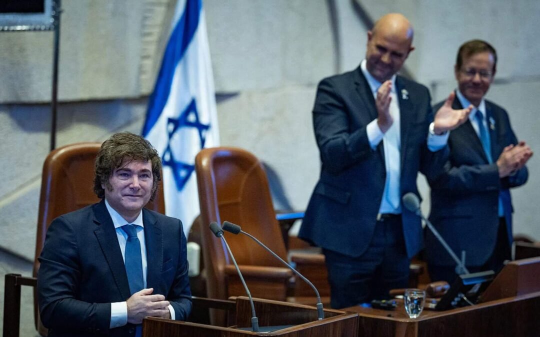 Milei anticipó en un discurso en Israel que Argentina llevará su embajada a Jerusalén