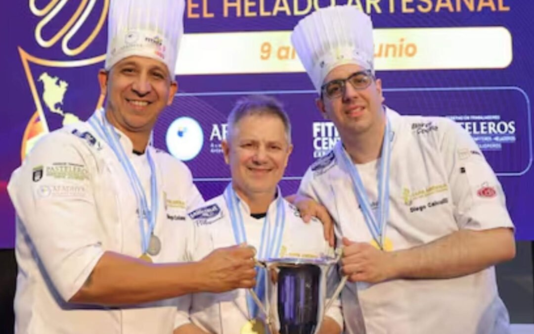 Coronados de gloria: Argentina ganó la Copa América de Helado Artesanal en Córdoba