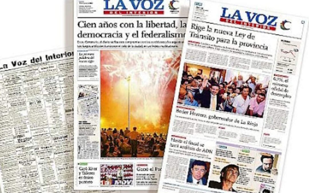 Crisis en los medios: La Voz del Interior deja de imprimirse en Córdoba