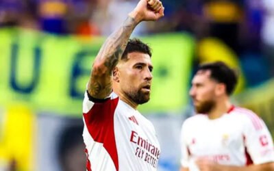 Los posteos y declaraciones de Otamendi luego de salvar al Benfica ante Boca