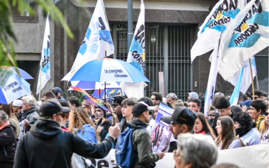 Insignificante movilización de La Cámpora cordobesa en apoyo a CFK