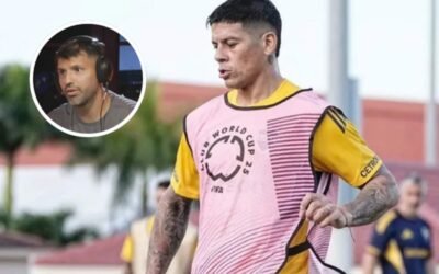 El Kun Agüero defendió a Marcos Rojo y apuntó contra Boca