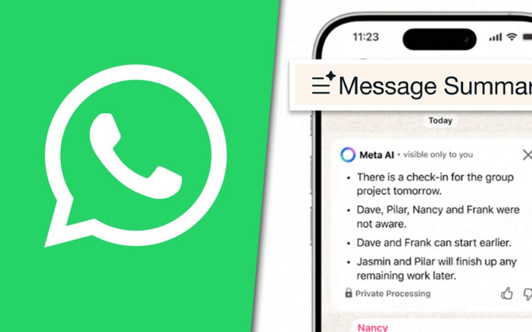 WhatsApp lanza resúmenes de chats con IA: cómo funcionan y cuándo llegan