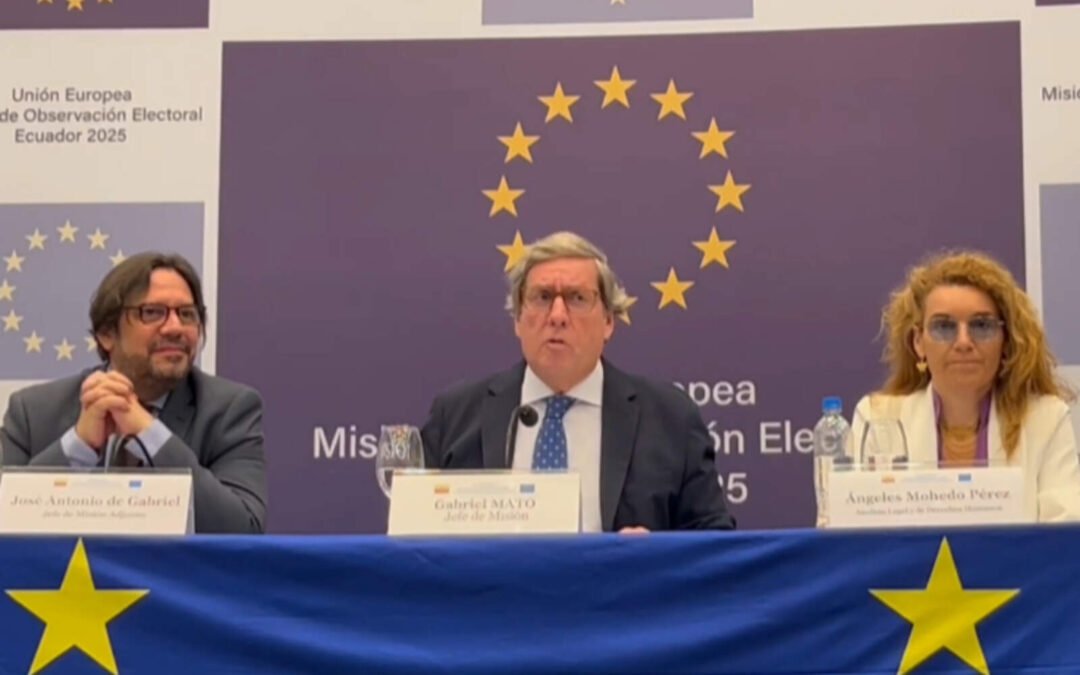 La Unión Europea descartó fraude en elecciones y desmintió a Luisa González