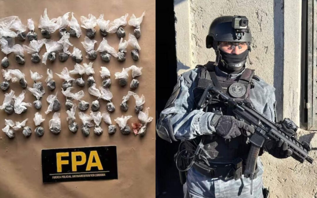 Desbaratan búnker narco en Córdoba: lo atraparon cuando vendía droga y quiso escapar