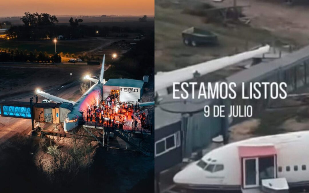 Air Damasco: reabre hotel con aviones este 9 de julio en Córdoba con inversión privada