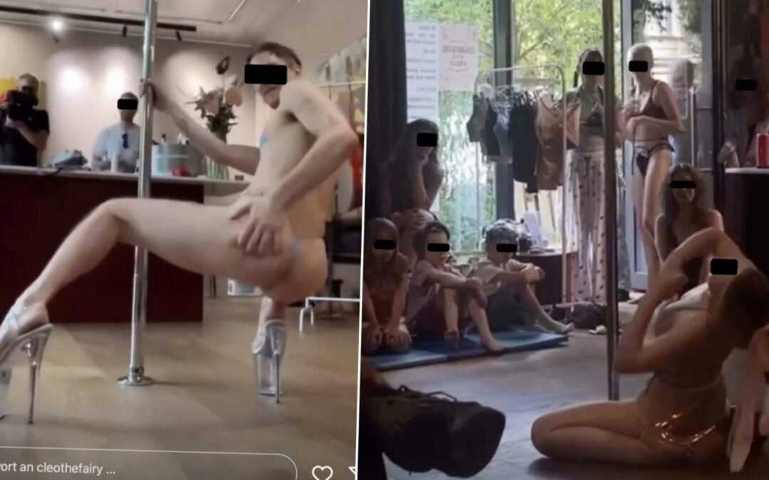 Un grupo de pedófilos degenerados bailaron desnudos frente a niños en Alemania