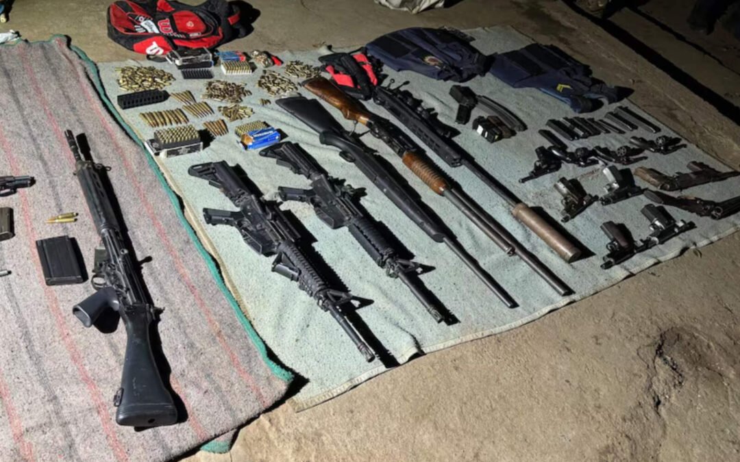 Cayó banda narco con sicarios en Córdoba: hubo tiroteo y secuestraron armas de guerra