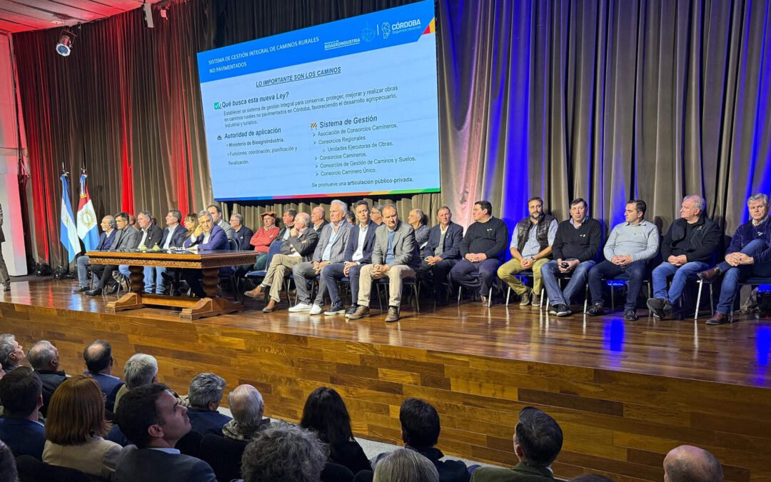 Córdoba: presentan proyecto para gestión público-privada de los caminos rurales