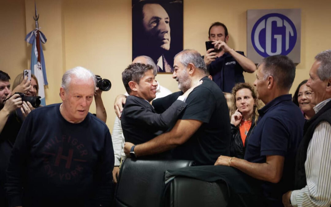 La CGT se reúne con Kicillof para respaldarlo y negociar lugares en las listas