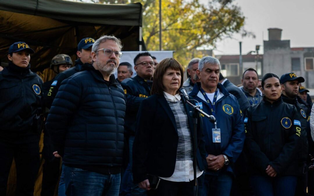 Bullrich y Valenzuela encabezaron un megaoperativo con 26 detenidos por robo automotor